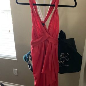 Coral Going Out Dress